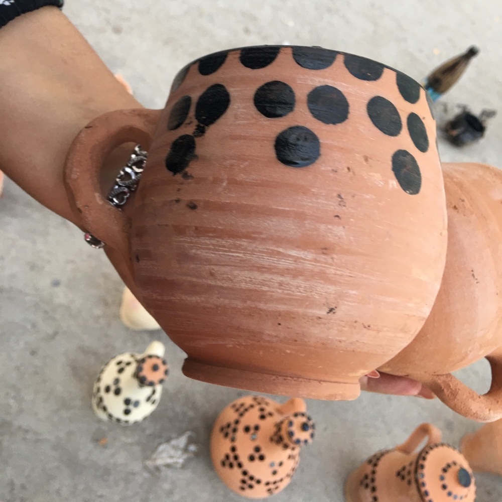 Moroccan clay mug